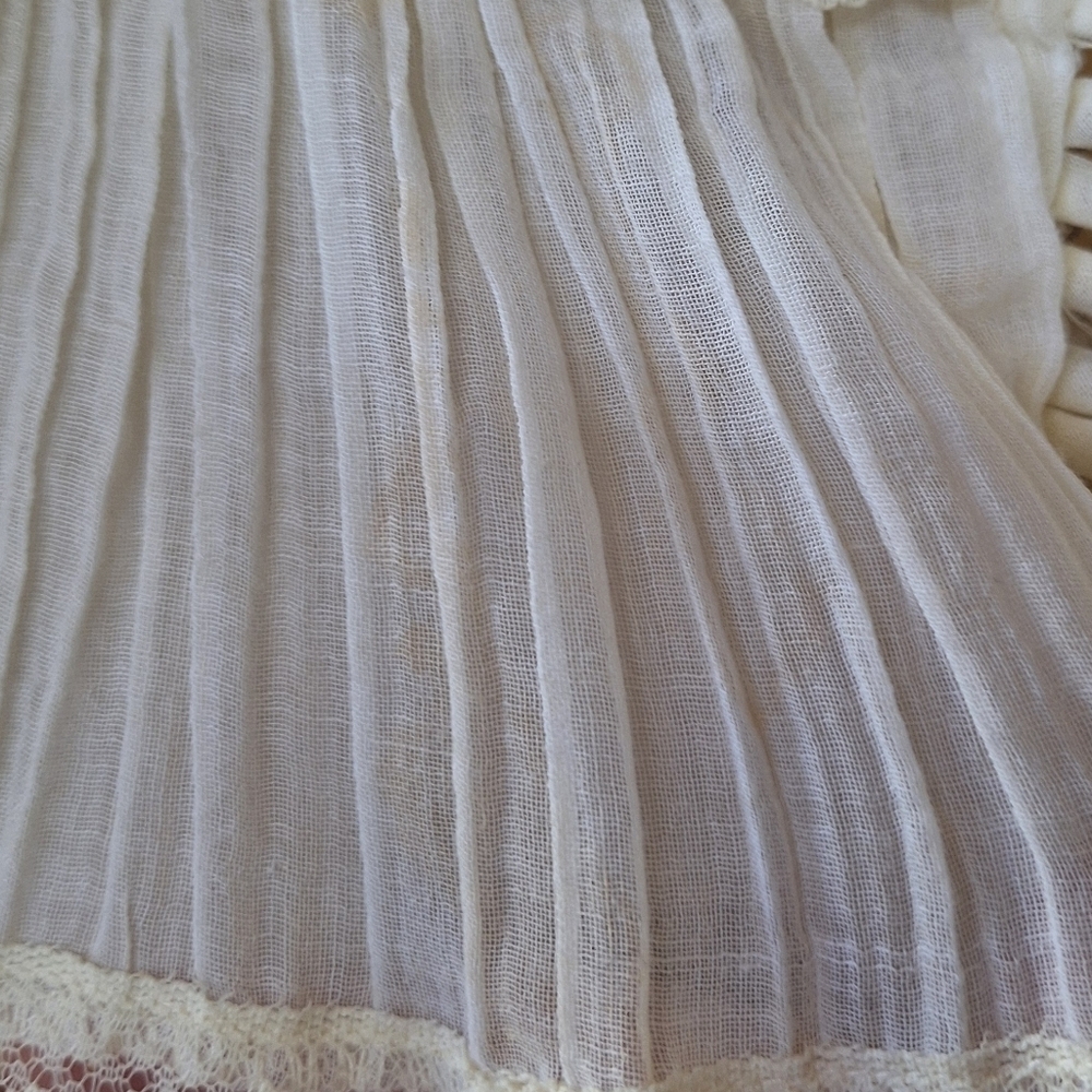Jessica's Gunnies Gunne Sax Vintage 1970's Ivory Lace Long Sleeve Blouse Size 5 - Picture 9 of 9